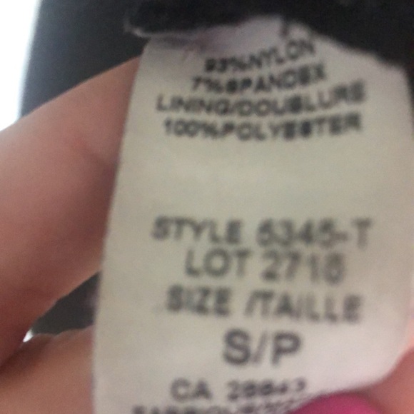 Ladies Eclipse Black Lace Crop Top - Size Small - Picture 6 of 6